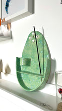 Load image into Gallery viewer, Ceramic Incense & Smudge Stick wall sconce