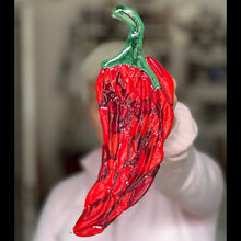 Load image into Gallery viewer, Glass Wall Decor - Chilli