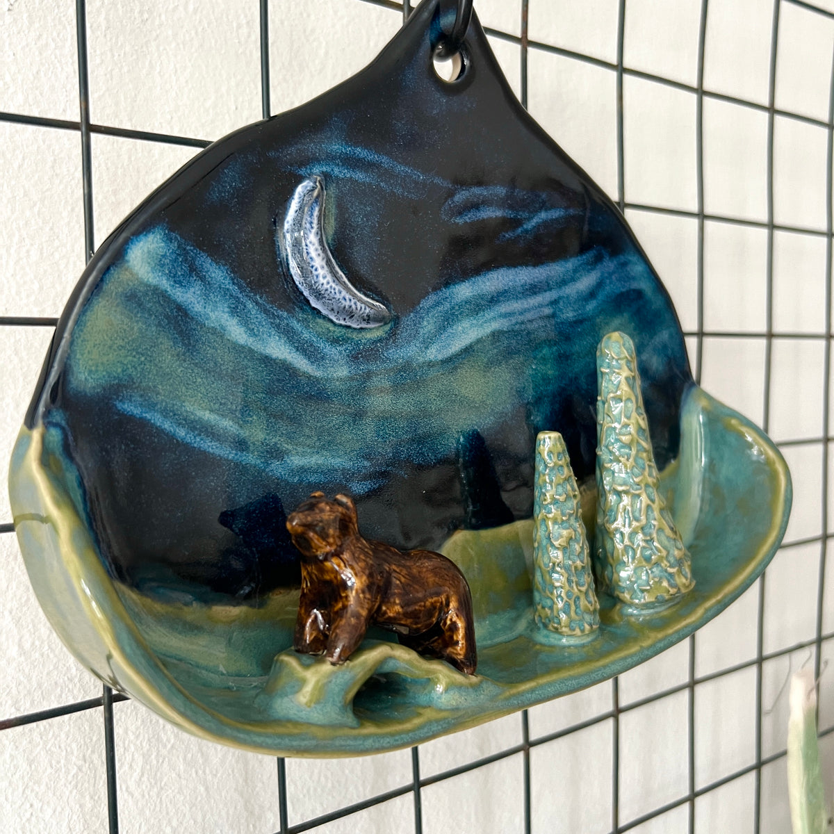 Incense Wall Sconce - Forest Bear
