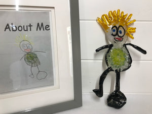 Kid's Art Into Glass Keepsakes