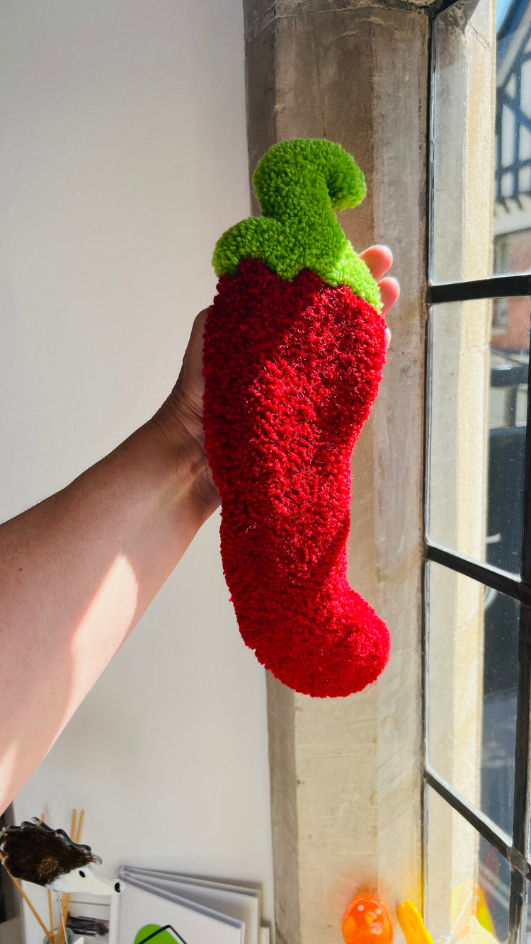 Wool Wall Art - Chilli (mdm)