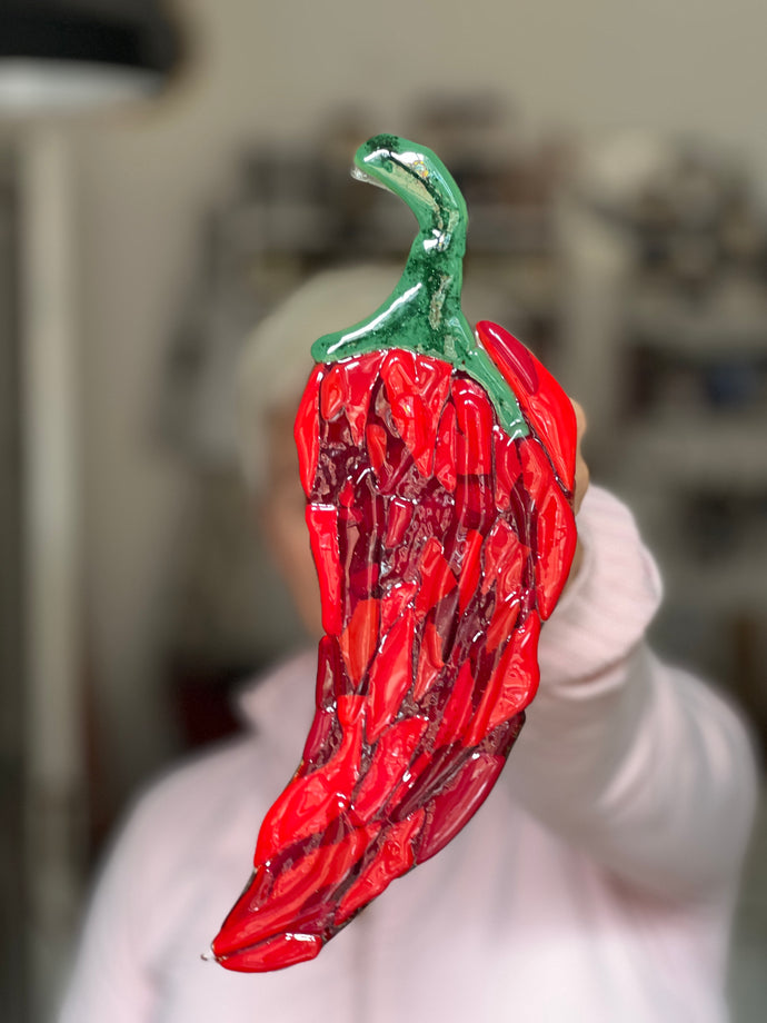Wall Decor - Glass Chilli