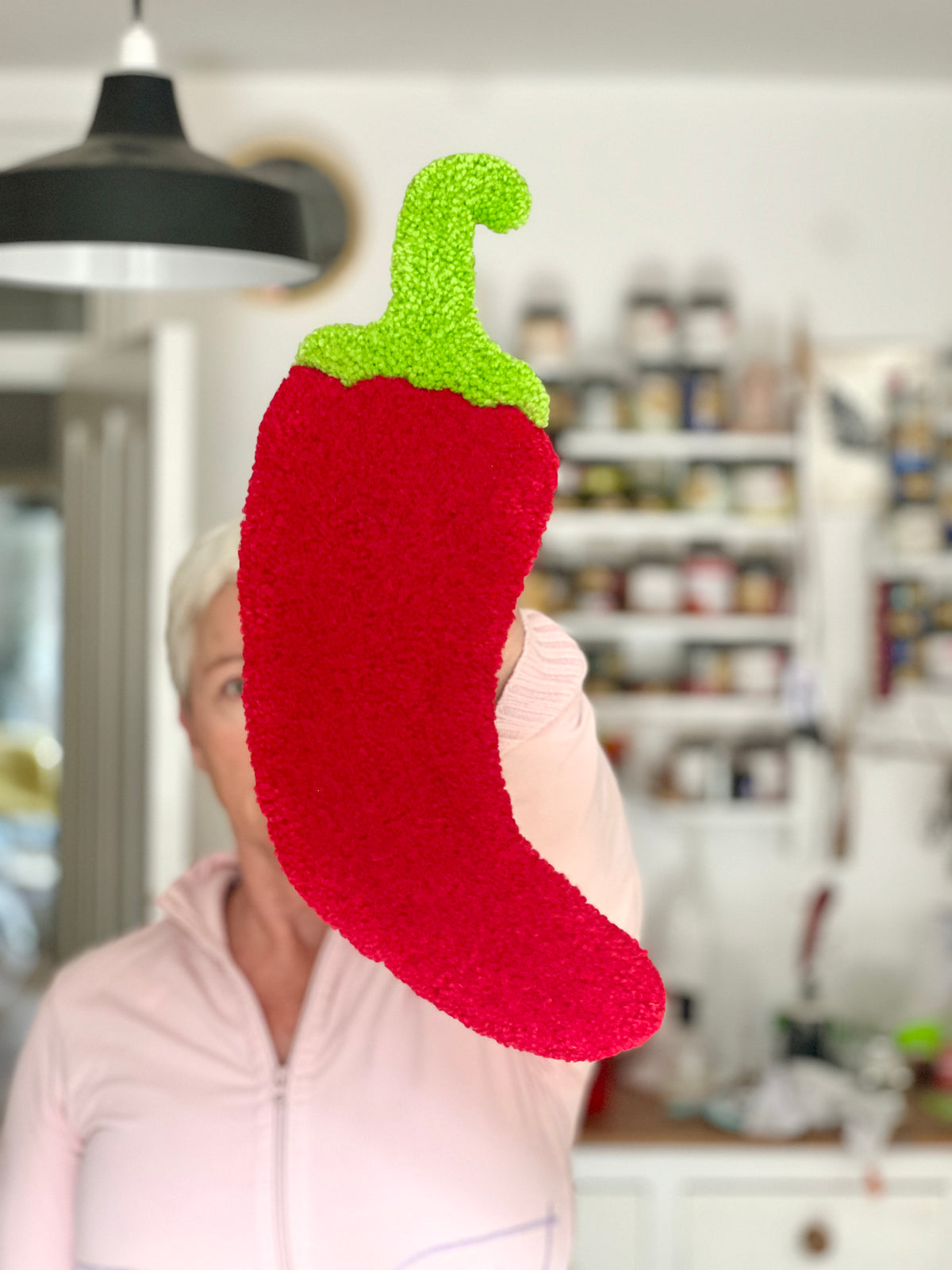 Wool Wall Art - Chilli (lge)