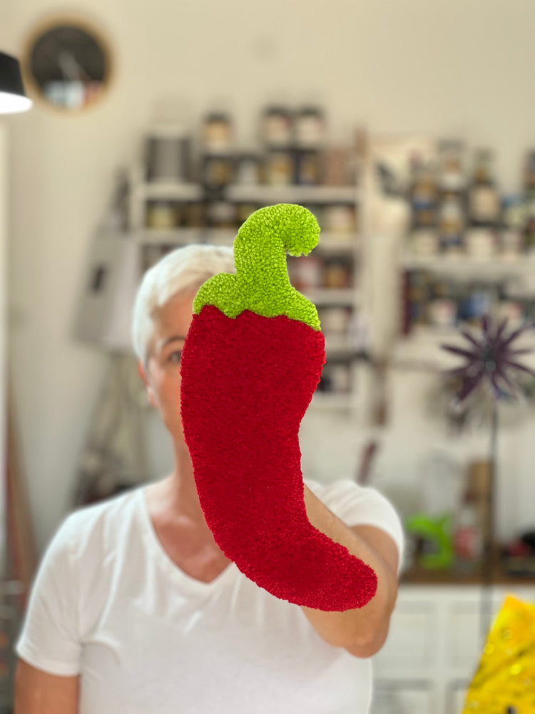 Wool Wall Art - Chilli (mdm)
