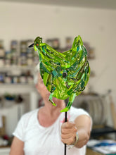 Load image into Gallery viewer, Garden Decor  - Green Chicken

