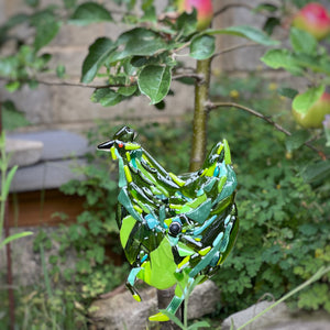 Garden Decor  - Green Chicken
