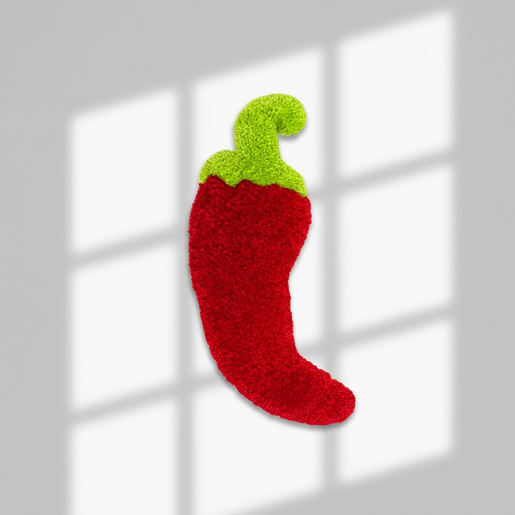 Medium wool chilli in the sunlit gallery style