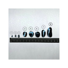 Load image into Gallery viewer, Jewellers&#39; Glass Pebbles - Orca Pod
