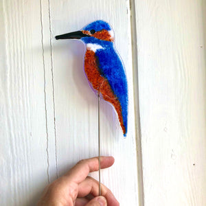 Glass Kingfisher Plant Pal